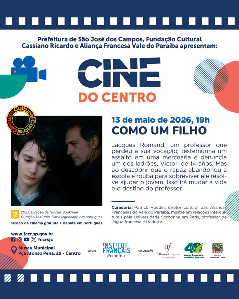 Cinema Francês no Cine do Centro: Comme um fils (Como um filho) – São José dos Campos